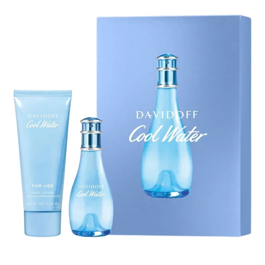 Cool Water Woman EdT 30ml/Body Lotion 75ml